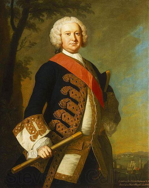 Grace Hudson Portrait of Admiral Sir Peter Warren France oil painting art